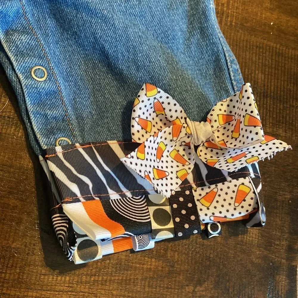 Custom Halloween Themed Baby Outfit 3-6 month